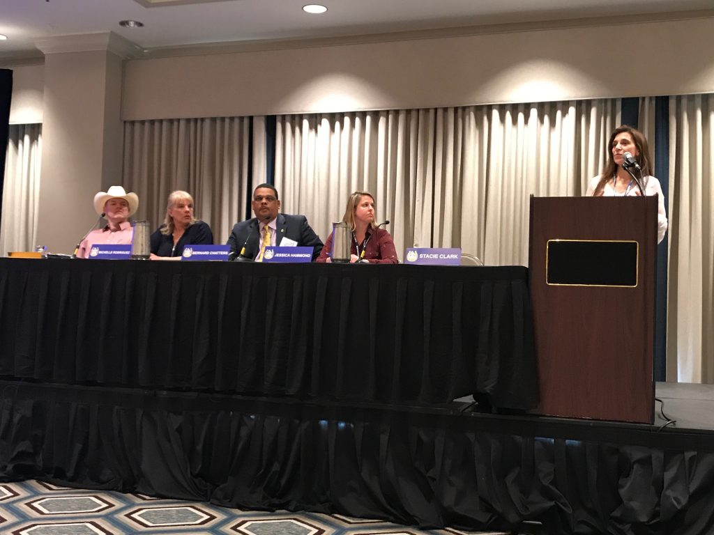 Aftercare panel Stacie Clark, Benard Chatters, Patrick Richmond, Michelle Rodriguez, Jessica Hammond (2)