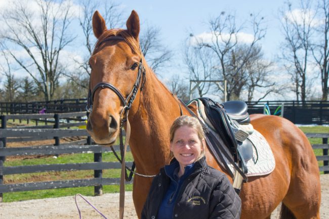 Maker's Mark Secretariat Center's Susanna Thomas with Anna's Last Man