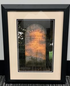 Framed Photo Remembering Hall of Famer Alydar