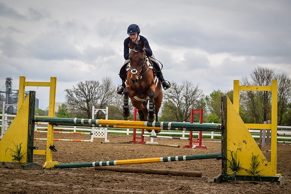 Jost Van Dyke and rider Brittney McCarthy