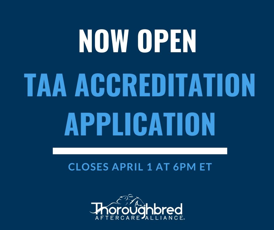 accreditation application now open graphic