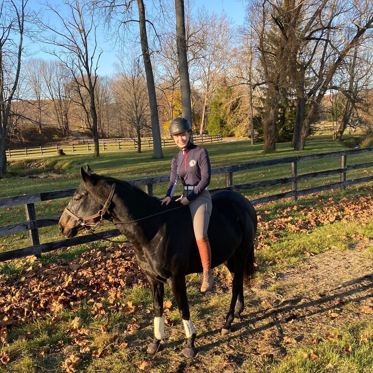 O'Brien riding Crazed bareback