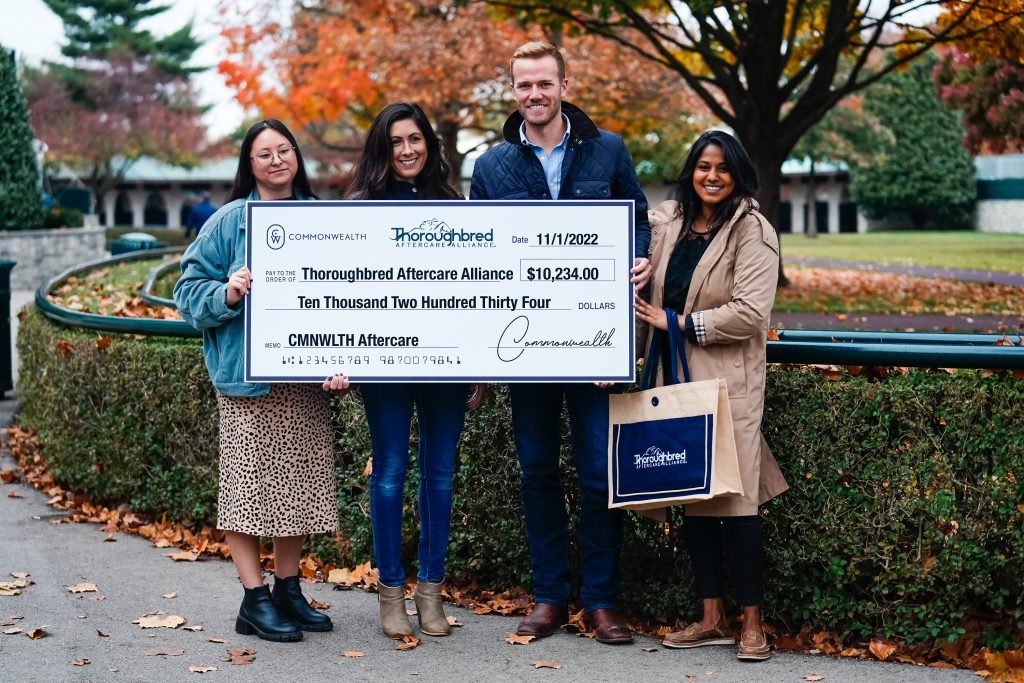 Commonwealth check presentation