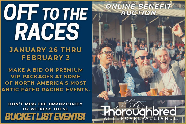 TAA Kicks Off Second Annual Off to the Races Online Auction of VIP Racing Experiences