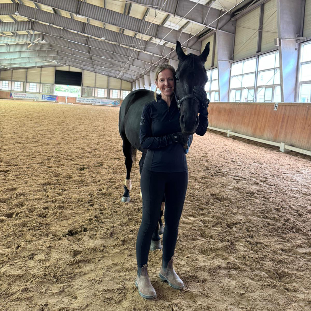 Photo from CJ's trip to South Korea - Day 5 (Hands on demonstration with horse)