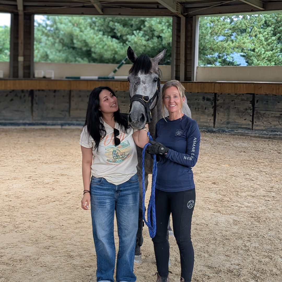 Photo from CJ's trip to South Korea - Day 7 (hands-on demonstration with horse)